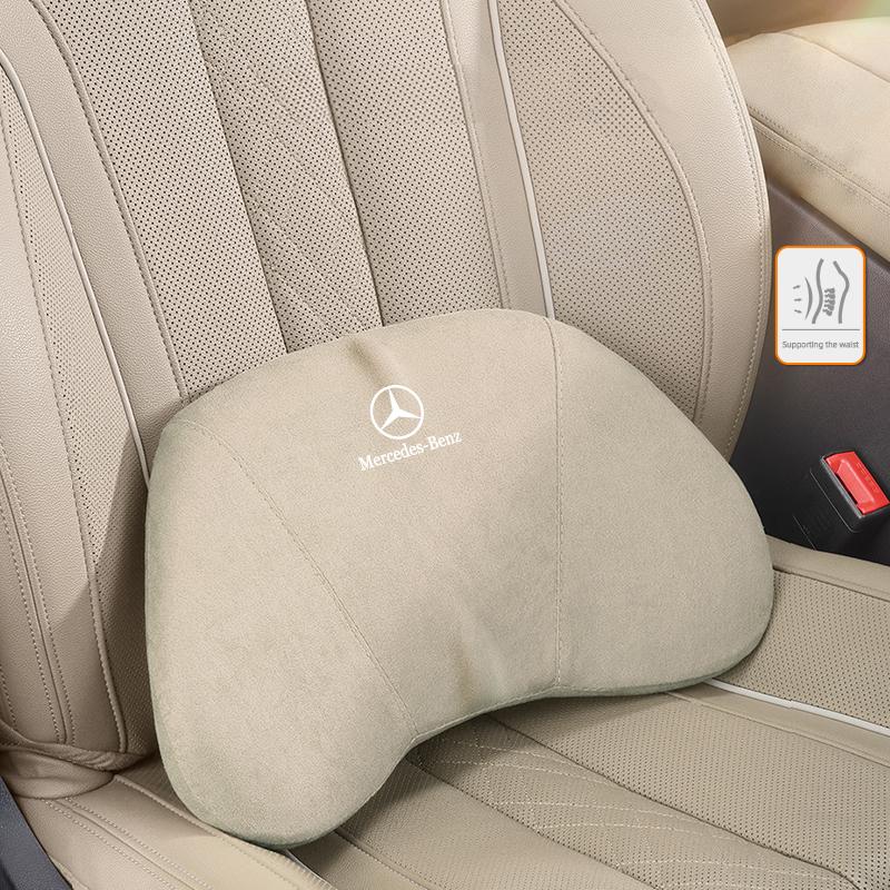 GLC GLB Car Headrest Seat Pillow Lumbar Support Cushion Accessories For Mercedes Benz AMG W204 W205 W203 W211 W212 W213 W201 W2