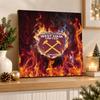 West Ham United Fußball Diamond Painting Kit 5D Vollbohrer DIY Diamantmosaik Wandkunst Heimdekoration