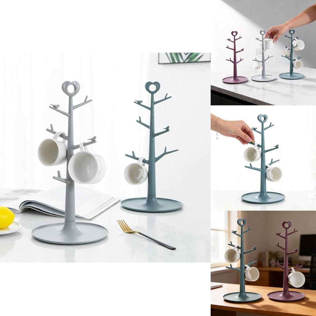 Creative Branch Jewelry Organizer With Plastic Material For Bedroom Decor And Gift Ideas