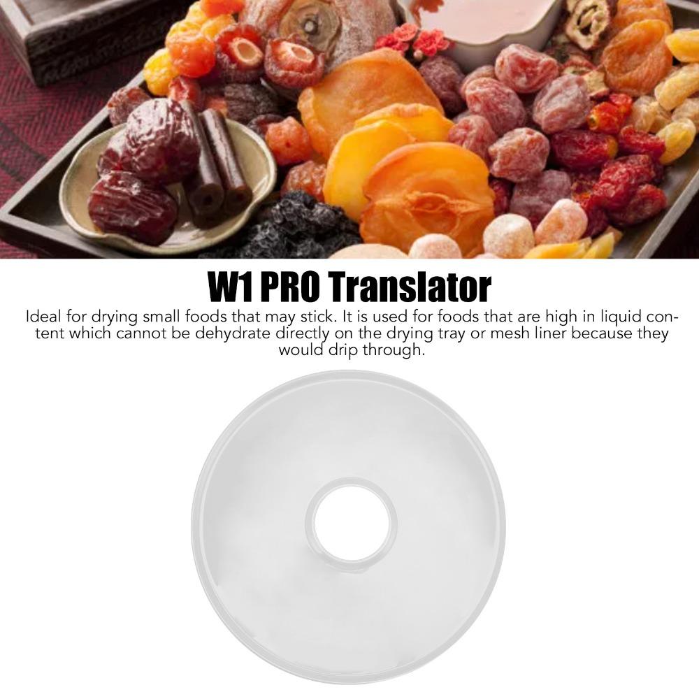Transparent Green Food Dehydrator Sheet Silicone Fruit Drying Sheet For Nesco Dehydrator