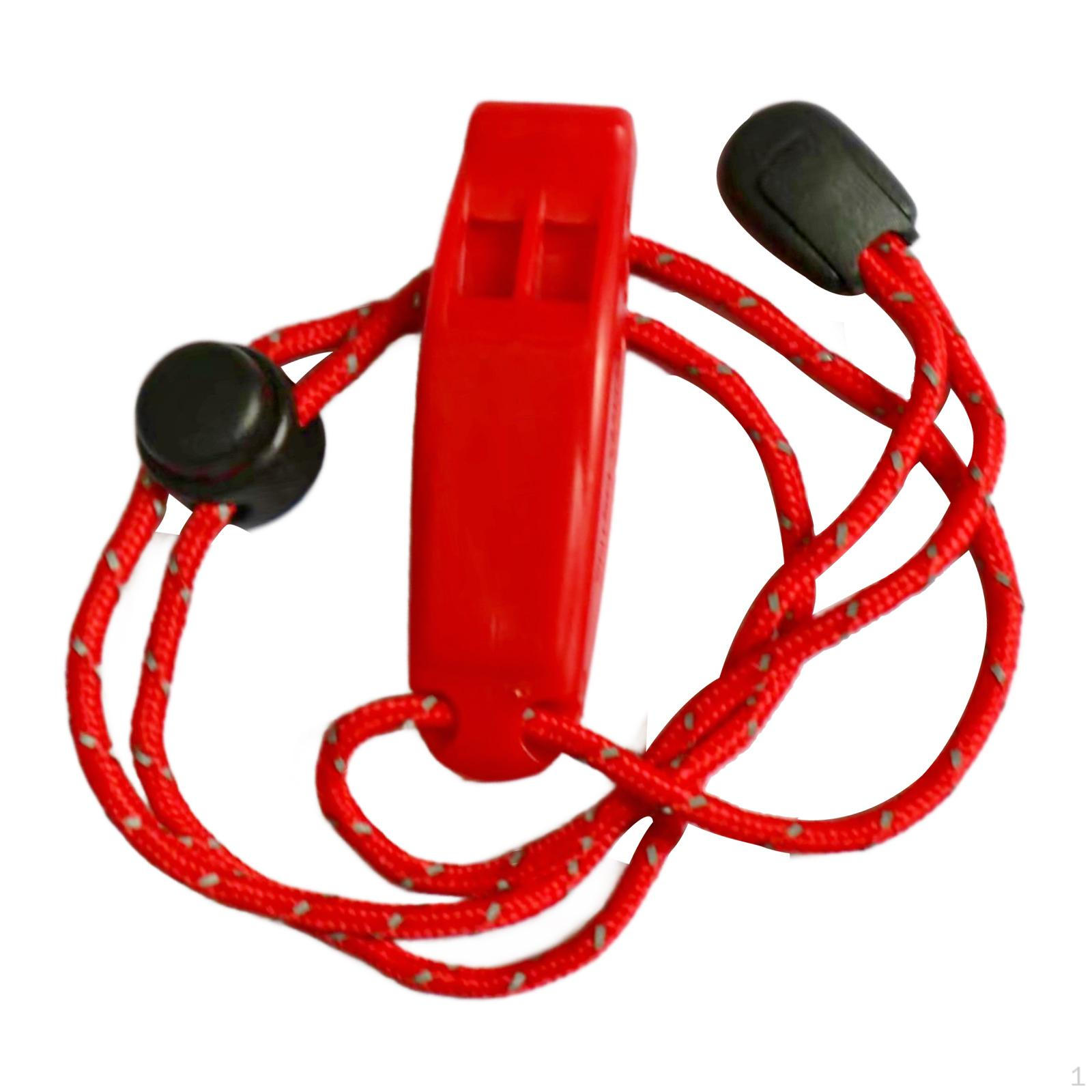 

Брелок со свистком из веревки, легкий, быстрый, мягкий, громкий, спортивный для кемпинга красный