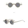 Durability Round Metal Sunglasses with Scratch Resistant Lenses Baby Sunglasses Accessories for Day Wear