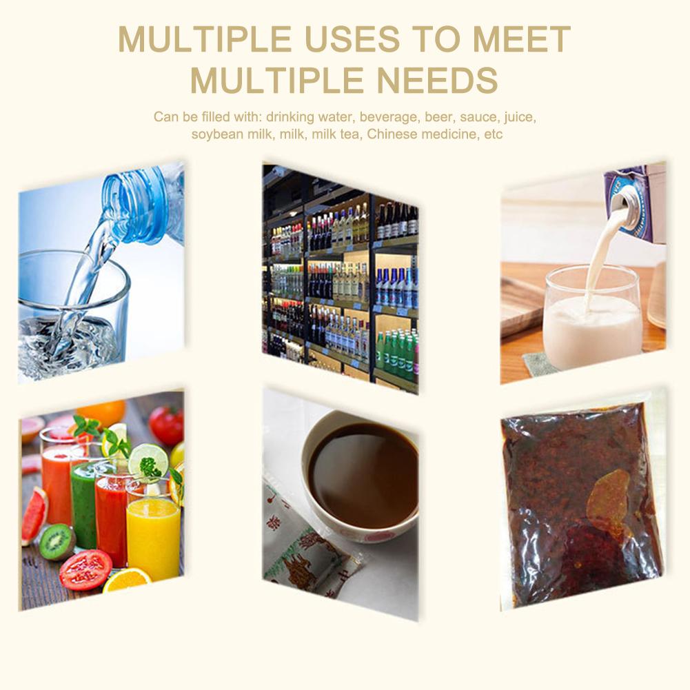 2L Clear Water Container Lightweight Small Mouth Handle Collapsible Water Pouch No Leakage Outdoor Activity Active Supplies