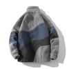 Manteau de couple en peau d'agneau Hiver-Printemps - Veste chaude tendance décontractée ample à col montant pour homme