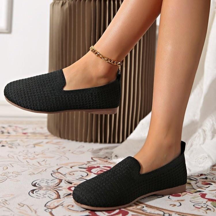 New Summer Non-slip Soft-soled Fashion Women's Shoes Breathable Mesh Deodorant Fashion Casual One-pedal Single Shoes Women