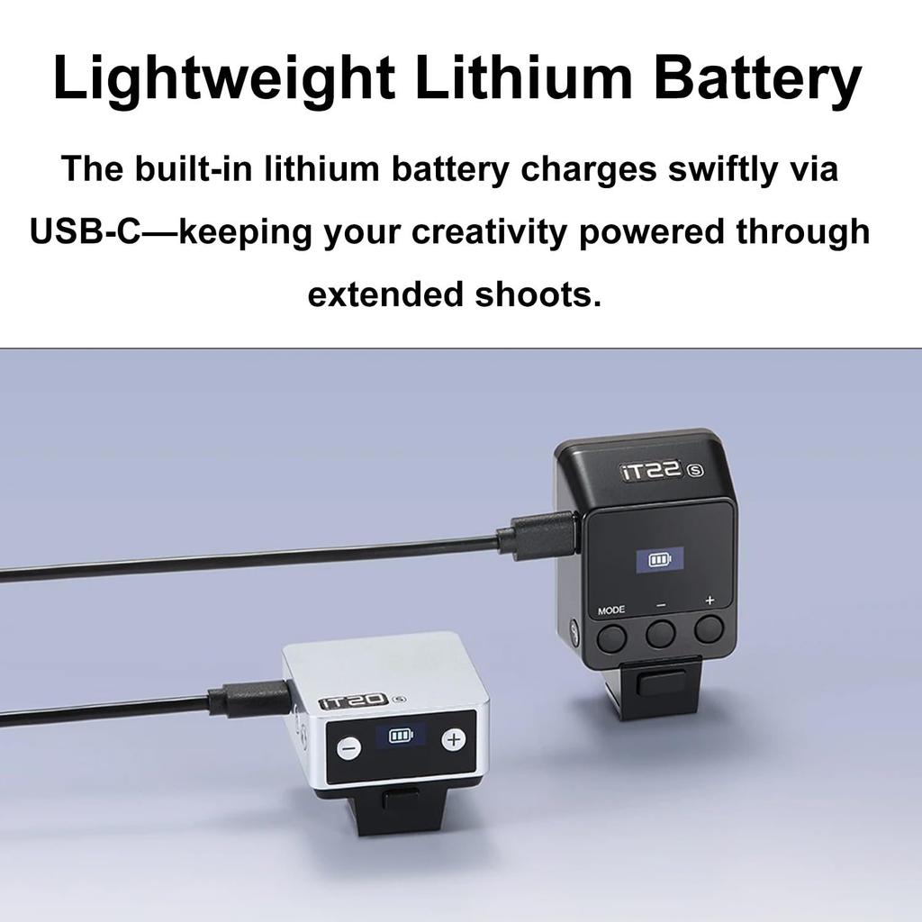 Godox iT20 N TTL Camera Flash with Lithium Nikon Camera Flash Digital Camera with Standard Hot Second Recycle 700 Full Power Flashes iT20-N