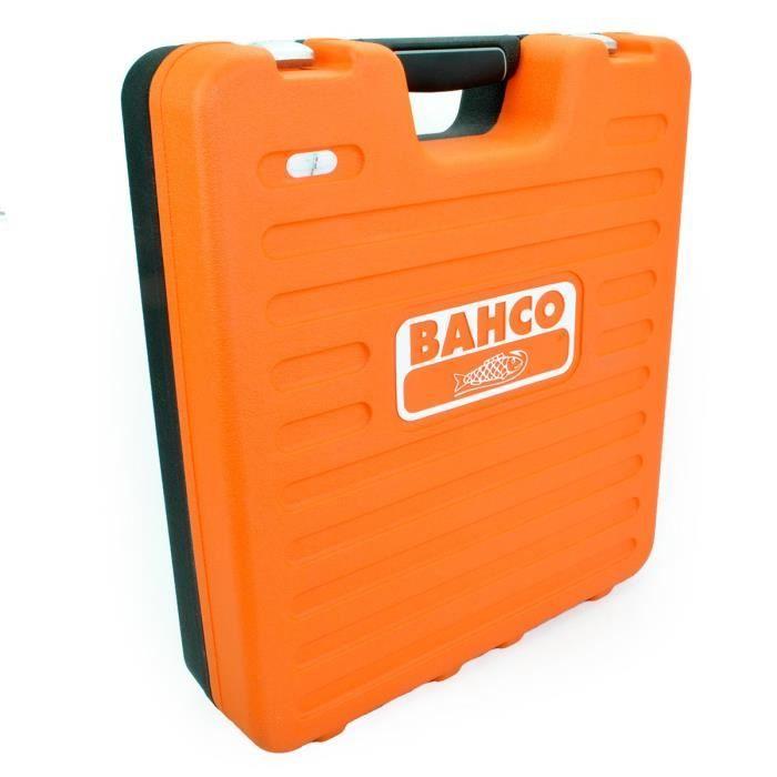 BAHCO Coffret De 138pcs Douilles 1/4" Et 1/2" + Clés Mixtes S138