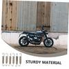 ZUNOXAZ 8pcs Motorcycle Stainless Steel Exhaust Pipe Spring Muffler Replacement