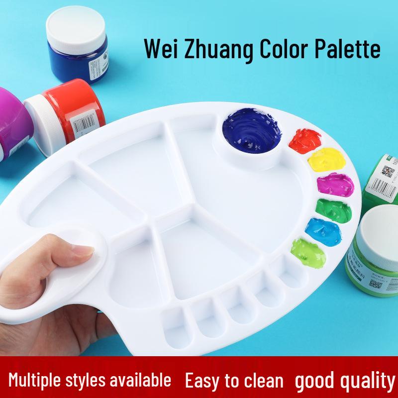 Cross-border Children's Plum Blossom Painting Palette Tray