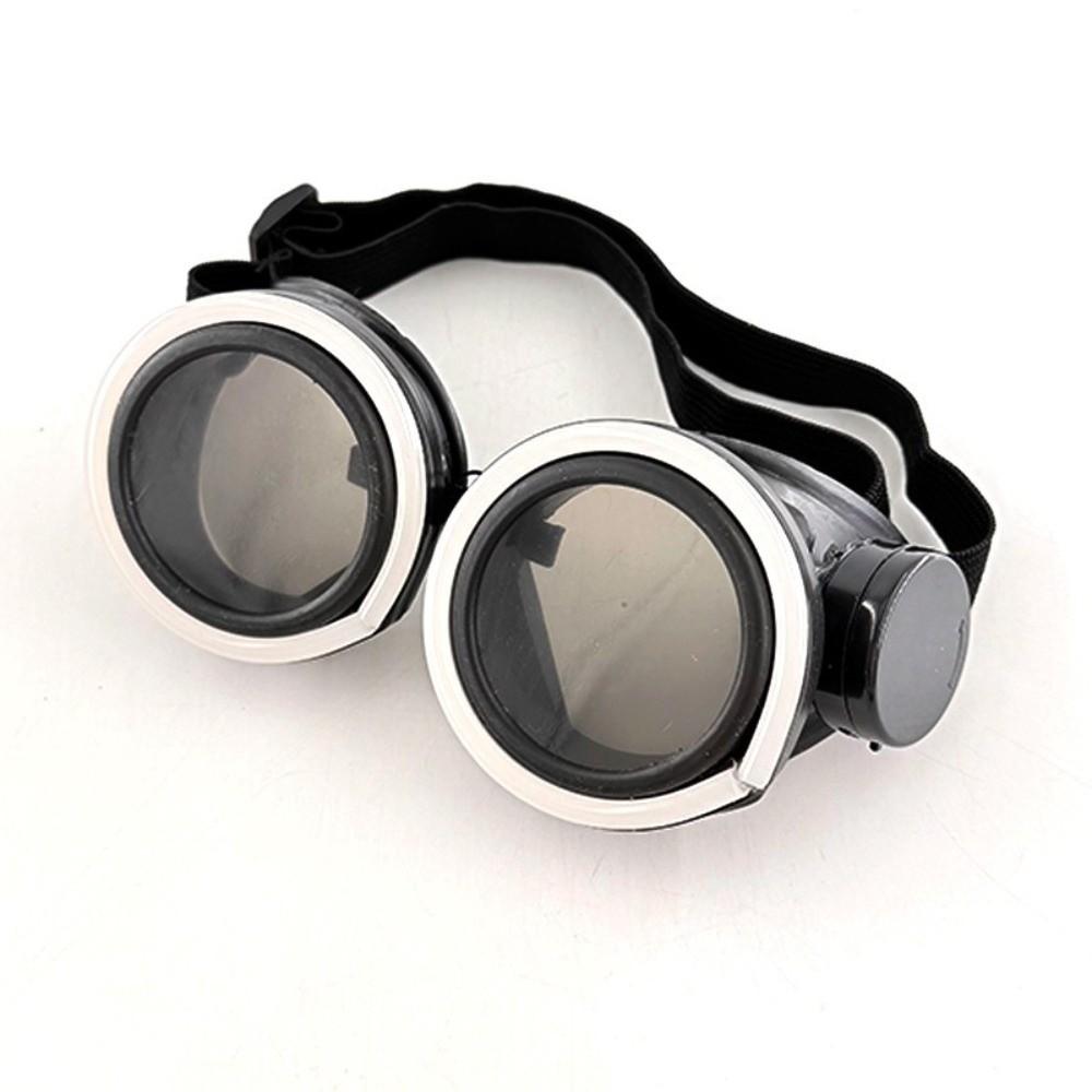 Round LED Glowing Glasses Punk Style Luminous Eyewear Fashion Light Up Glasses  Carnival Party