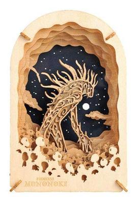 Théâtre en papier -Style bois- Princesse Mononoké PT-WL03 Didarabochi
