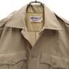 Elbeco 70s 80s Made In USA Vintage Short Sleeve Work Shirt Beige Men's Used