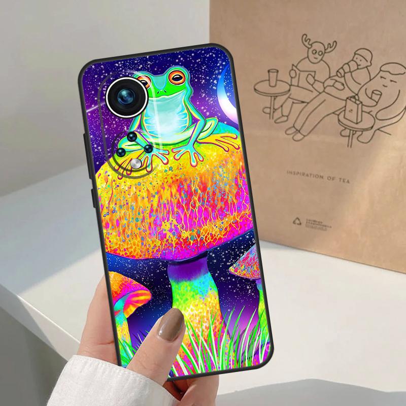 Frong Froggy Art Groovy Hippie Case For Honor Magic 5 6 7 Lite 8 Pro Honor 400 200 Pro X9c X9b X9a X8a X8b 50 70 90 Cover