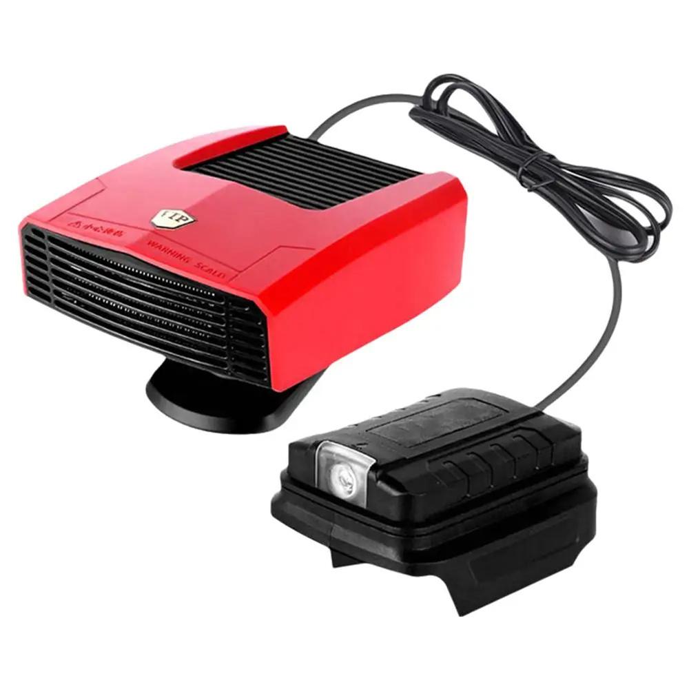 600W Car Heater Electric Heating Defogger Demister Defroster Fan For Makita 18V