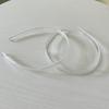 3pcs 8mm/12mm/20mm Clear Plastic Headbands With Teeth Plain Transparent Hairbands for DIY Women Hair Accessories Raw Hair Hoops