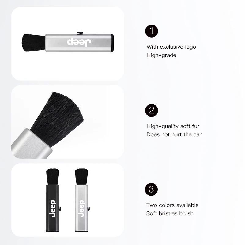 Für Jeep Auto Lüftungsschlitz Reinigungsbürste Auto Innenraum Staubentfernungs Werkzeug Tuch Für Jeep Renegade Wagoneer Avenger Recon Wrangler