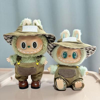 17cm Labubu Bebek Giysileri Moda Giysiler Kapüşonlular Bebek Giysileri Kapüşonlular Bebek Aksesuarları Sevimli Dekorasyon Küçük Giysiler