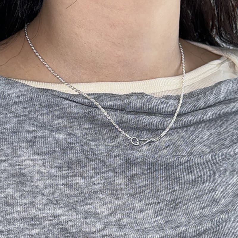 Easy Thingz Rope Chain Hook Necklace