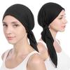 1Pc Polyester Women's Hijab Headscarf Turban Headwrap Cover Muslim Chemo Cap Hair Loss Hat