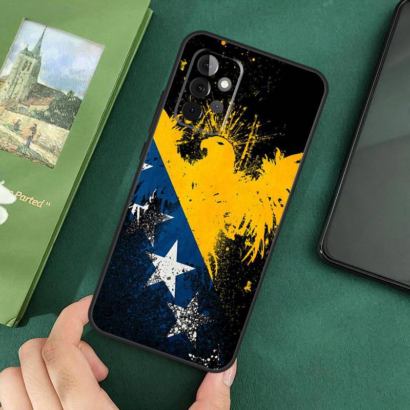 Bosnia and Herzegovina Flag Cover For Samsung Galaxy A54 A52S A52 A32 A22 A12 A72 A33 A53 A73 A14 A70 A51 A71 Case