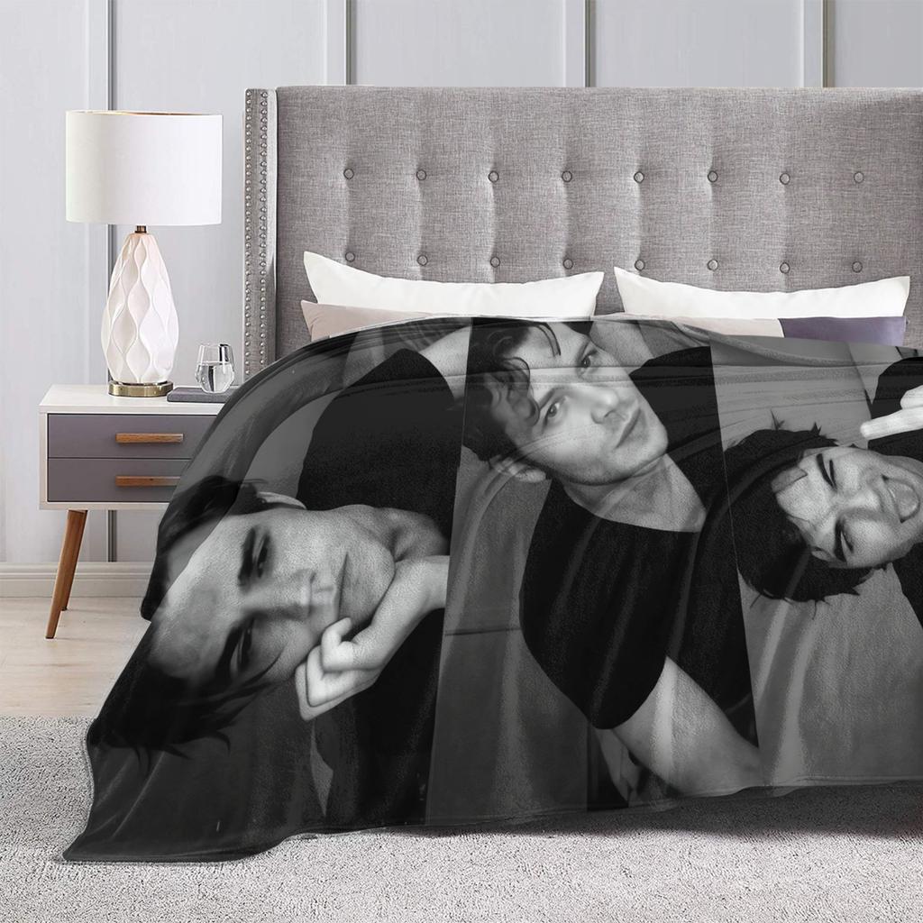The Vampire Diaries Blanket Travel Office Flannel Bedding Throws For Couch Chair Soft Warm Design Quality Bedspread Gift Idea