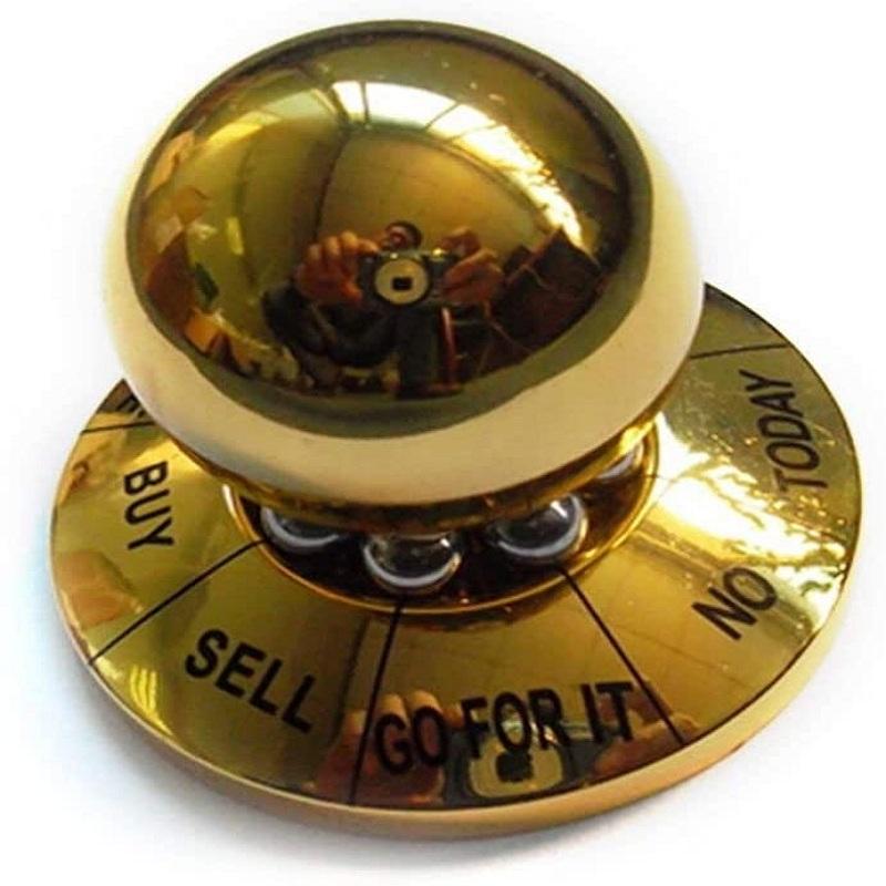Prophecy Fate Decision Sphere Decision Maker Sphere Household Workspace Finger Spinner Anti-Stress Decompression Toy Desktop Decoration Gift