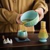 Gradient matcha set Japanese ceramic matcha bowl tea sipping matcha refreshment tool set bamboo tea ceremony suitable for
