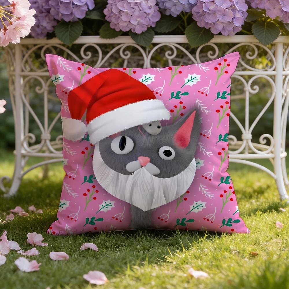 Anime Cute N-Noodle and B-Bun Cushion Cover Home & Car Dual-Scene Pillow Cover: Reversible for Premium Comfort