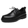 Luxury Brand Handcrafted Mens Oxford Shoes Genuine Calfskin Leather Brogue Dress Shoes Black Classic Business Formal Shoes Man