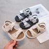 Girls Sweet Princess Sandals with Lace Bow Soft Sole Kids Summer Beach Shoes Non-slip Children Casual Sandals Lightweight