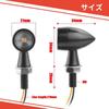 Mamota Motorcycle Turn Signal LED Custom Parts Monkey Small Smoke Lamp Light Waterproof Round