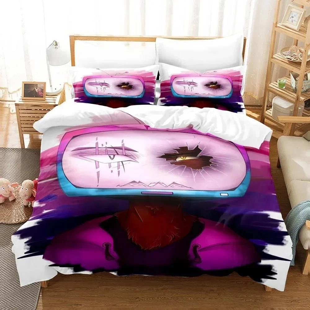 3D Anime Pyrocynical Bedding Set Single Twin Printed Bed Set With Pillowcase Bed Duvet Cover Single Double Queen Super King Size