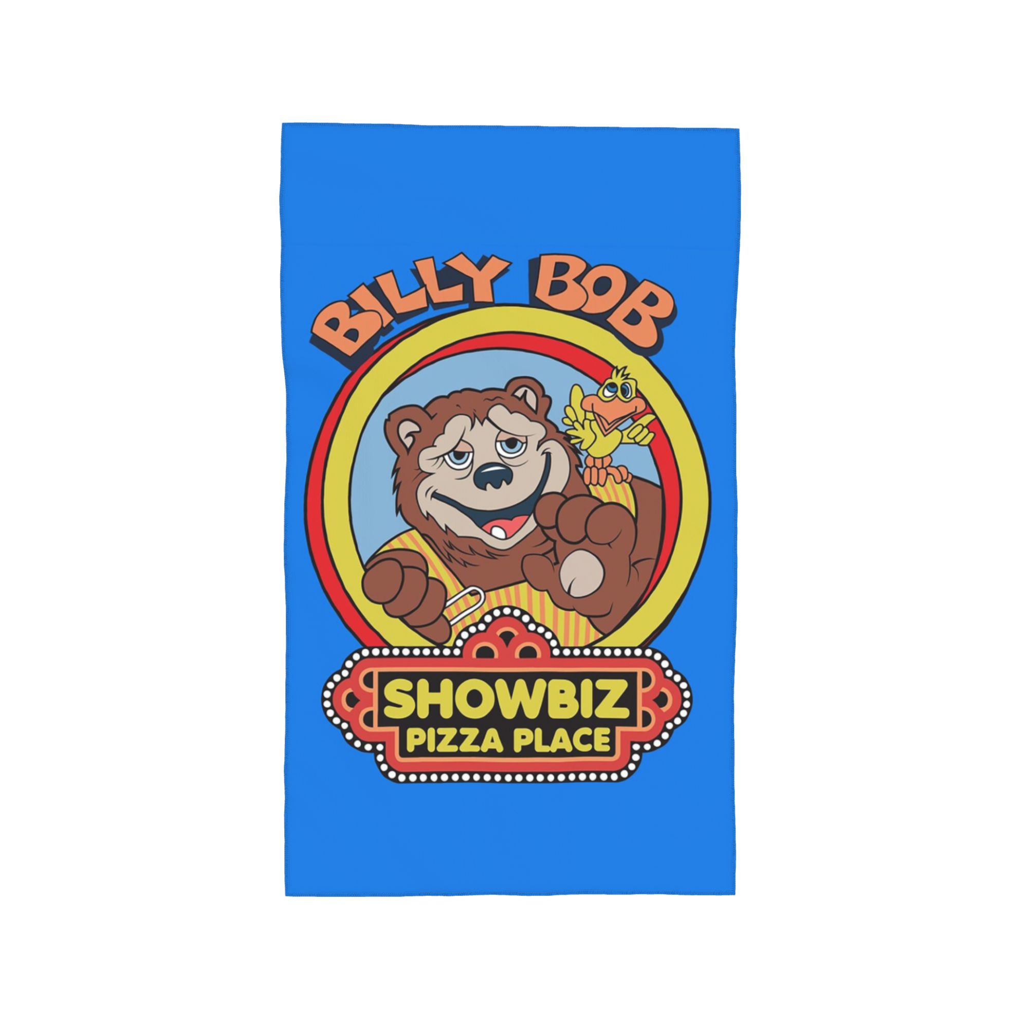 Showbiz Pizza Billy Bob Soft Face Towel Quick Dry Pool Bath Cotton Towels Absorbent W40*H60(CM)