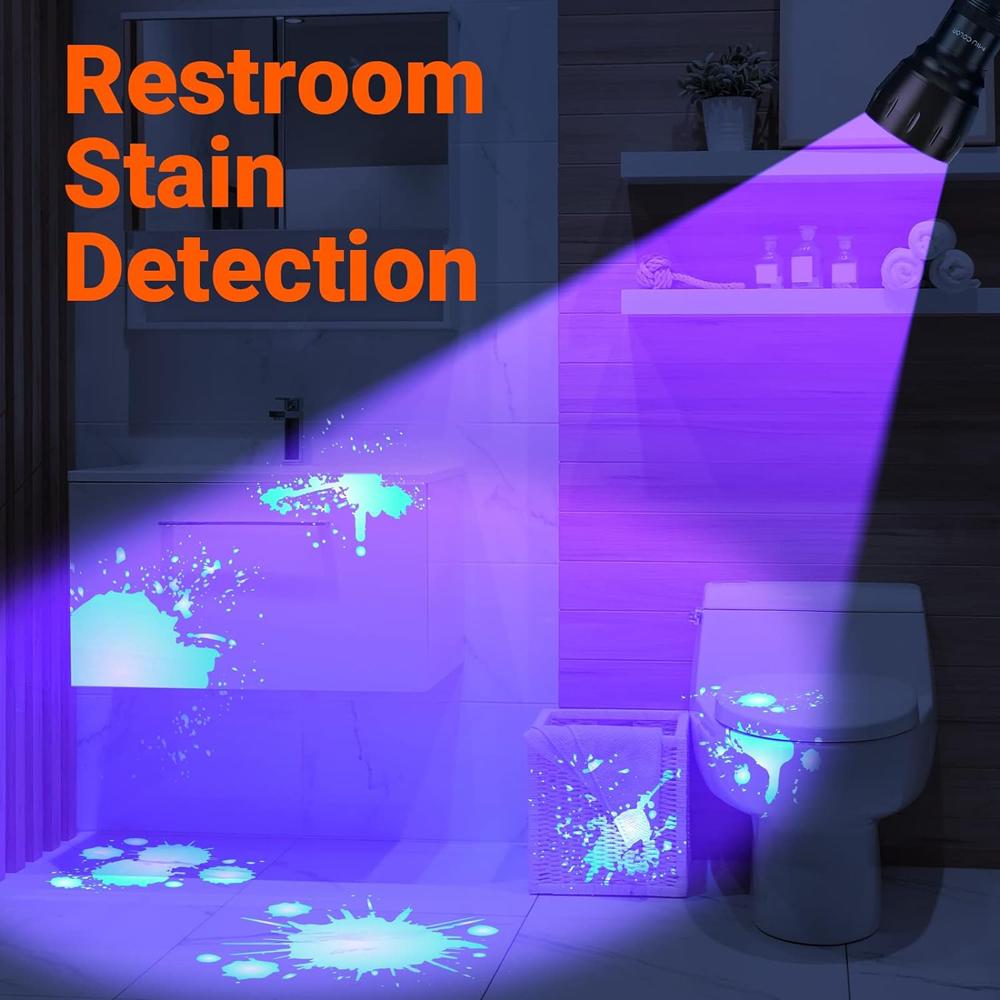 Schwarzlicht UV-Licht 21LED UV-Licht 395-400nm LED UV-Taschenlampe Taschenlampe Lampe Sicherheit UV-Erkennung Für Haustier Urinflecken