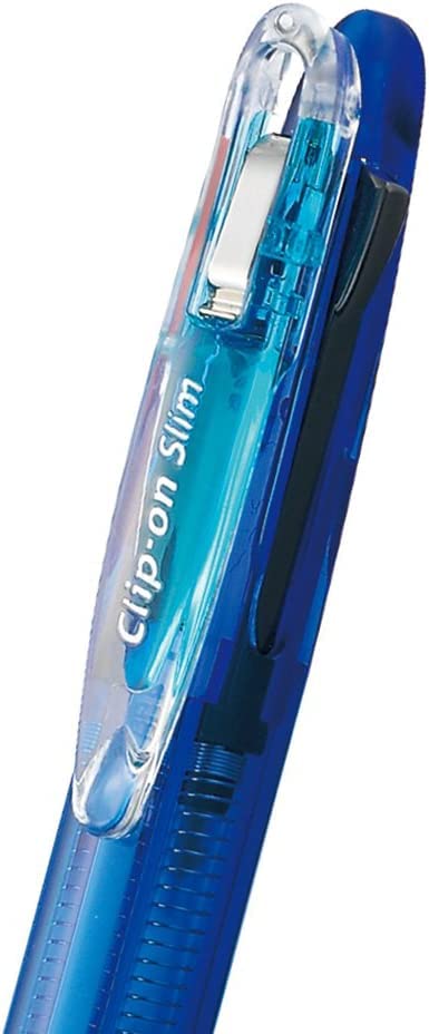 Zebra G 2C Black Ballpoint Set of Clip-On Two-Color Pen, 6, B2A3-BK-5AZ