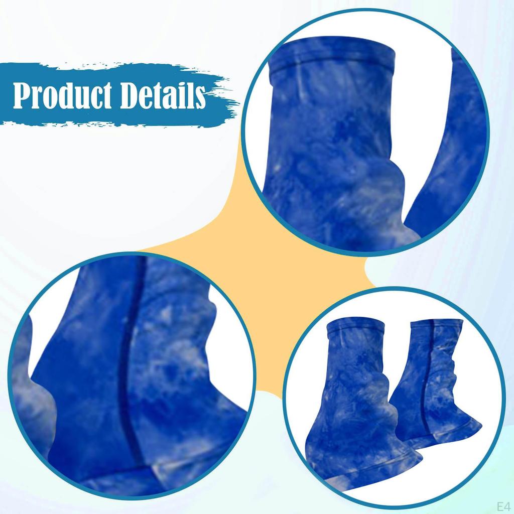 Women Figure Skating Leg Warmers Anti Slip Decorative Lightweight Comfortable Over The Boot