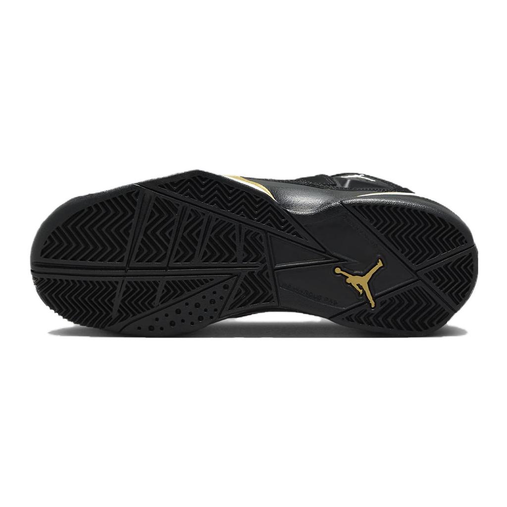 (GS) Air Jordan True Flight 'Black Metallic Gold' 2023 Kids' 343795-017
