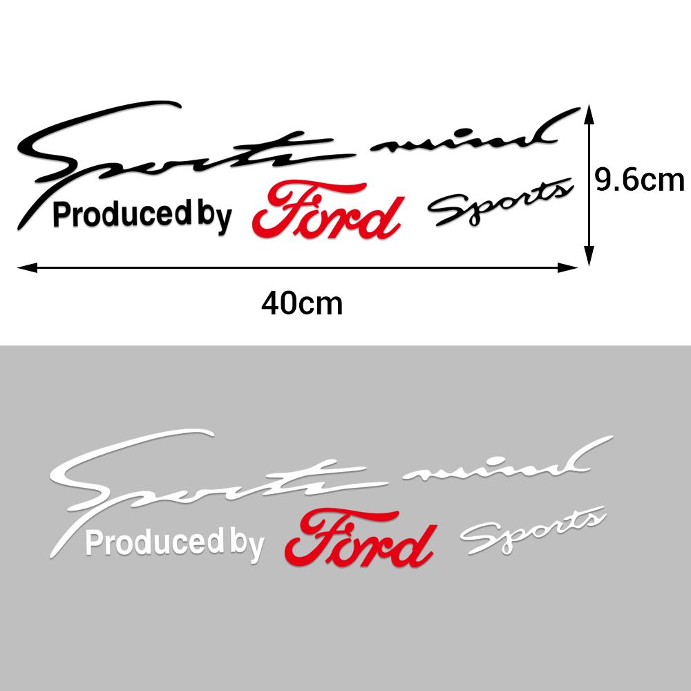 GDZJ3 Vinyl Car Logo Headlight Eyebrow Sticker Decor Accessories Auto Styling For Ford Mustang Focus Kuga Mondeo Fiesta Escape Edge