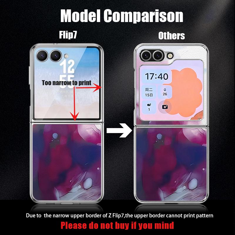 Colorful Marble Case For Samsung Z Flip 8 7 6 5 Luxury Plating Leather Skin Folding Phone Cover For Galaxy Z Flip8 Flip7 Flip6