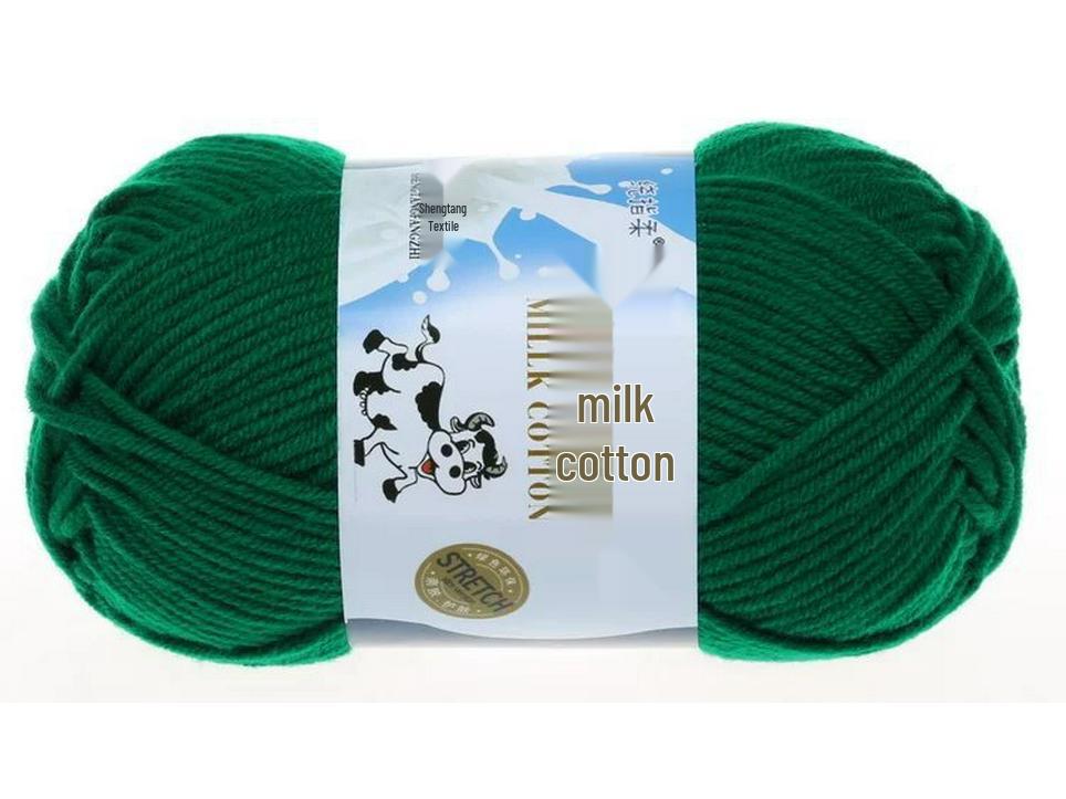 

Пряжа из 5-слойного молочного хлопка для детской шерсти династии Тан для шапок и шарфов средней толщины ручной вязки