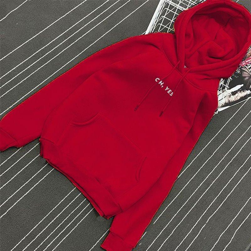 Hooded sweater women's autumn and winter new Korean version tide college bf style loose student velvet ulzzang pullover