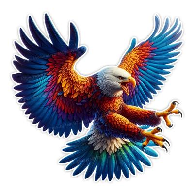 Flying Eagle Animal Car Sticker Vinyl Decal Waterproof Rear Window Motorcycle Camper Bumper Truck Laptop Decoration SH601
