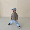 Trendy Color Block Cotton Sweatshirt & Jogger Set for Kids