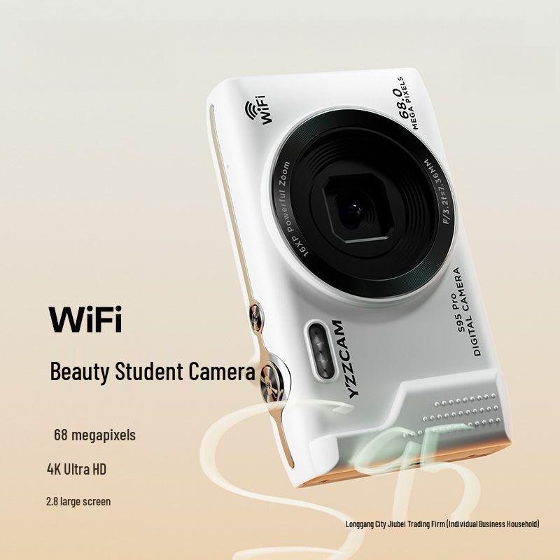 2025 68MP CCD HD Digital Camera with WiFi – Ideal for Students, Selfies, and Campus Life