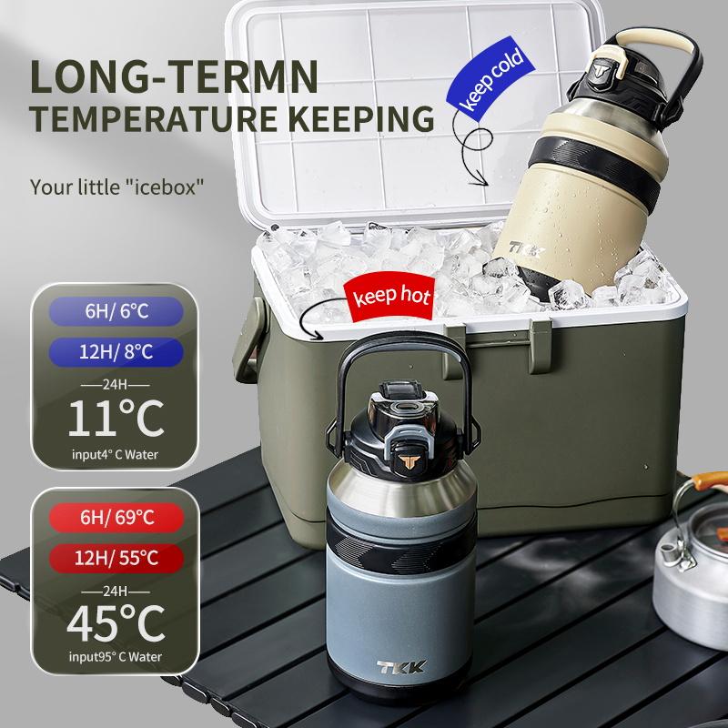 Large Capacity Cold Thermal Thermos Tumbler Stainless Steel Insulated Coffee Water Bottle Insulation Flask Pot Travel Mug