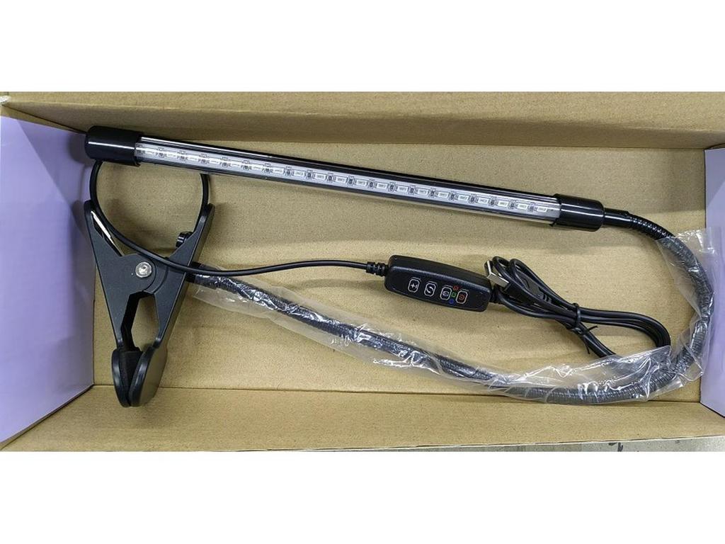 Dimmable Full Spectrum LED Grow Light with Timer and Clip for Succulents and Sunlight Imitation