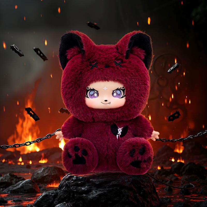 Vinyl series plush toys, Nezha dolls, werewolf killing bags, pendants, trendy toys, girls' birthday gifts