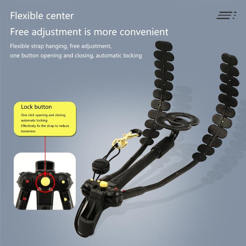 Tracolla Universale per Sassofono Imbracatura Doppia a Spalle Comoda Tracolla per Collo Sassofono Accessori per Sassofonisti
