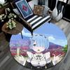 ReZero Round Area Rug,Carpet Rug for Living Room Bedroom Sofa Playroom Decor,Non-slip Floor Mat