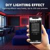 Small Home LED Controllers Auto Rhythm 100 Lighting Type Assistants Mobile Control for Automation